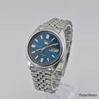 Seiko 5 Automatic 7009 Ultra-Marine Dial Day Date 1980s Vintage Watch