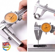 0-150mm Dial Caliper - Stainless Steel Precision Vernier Gauge, Shock-Proof