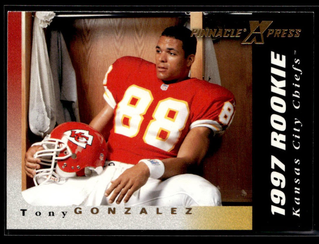 1997 Pinnacle X-Press #117 Tony Gonzalez HOF Rookie Card RC
