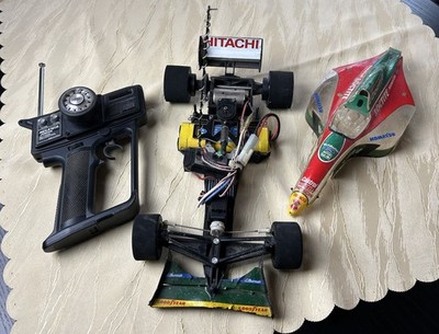Vintage RC Car 1:10 Onroad Rennwagen inkl. Robbe Futaba Fernsteuerung