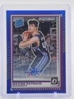 MAXIME RAYNAUD 2025-26 DONRUSS OPTIC RATED ROOKIE AUTO BLUE PRIZM /49 Q2550