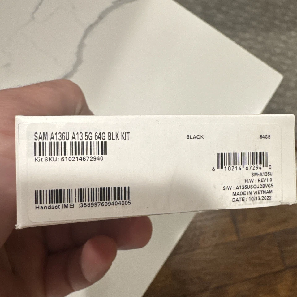 T-Mobile Samsung Galaxy A13 5G Smartphone Black 50MP New open box metro by t - Image 3 of 4