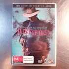 Justified Season 4 DVD 3-Disc Set (PAL 2,4 AU) 2013 NEW & SEALED **Olyphant
