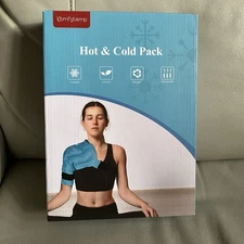 Shoulder Ice Pack Wrap Rotator Cuff Hot Cold Therapy Support Brace Pain Relief