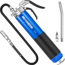 STEINBRÜCKE Heavy Duty Pistol Grip Grease Gun, 6000 PSI High Pressure with Ex...