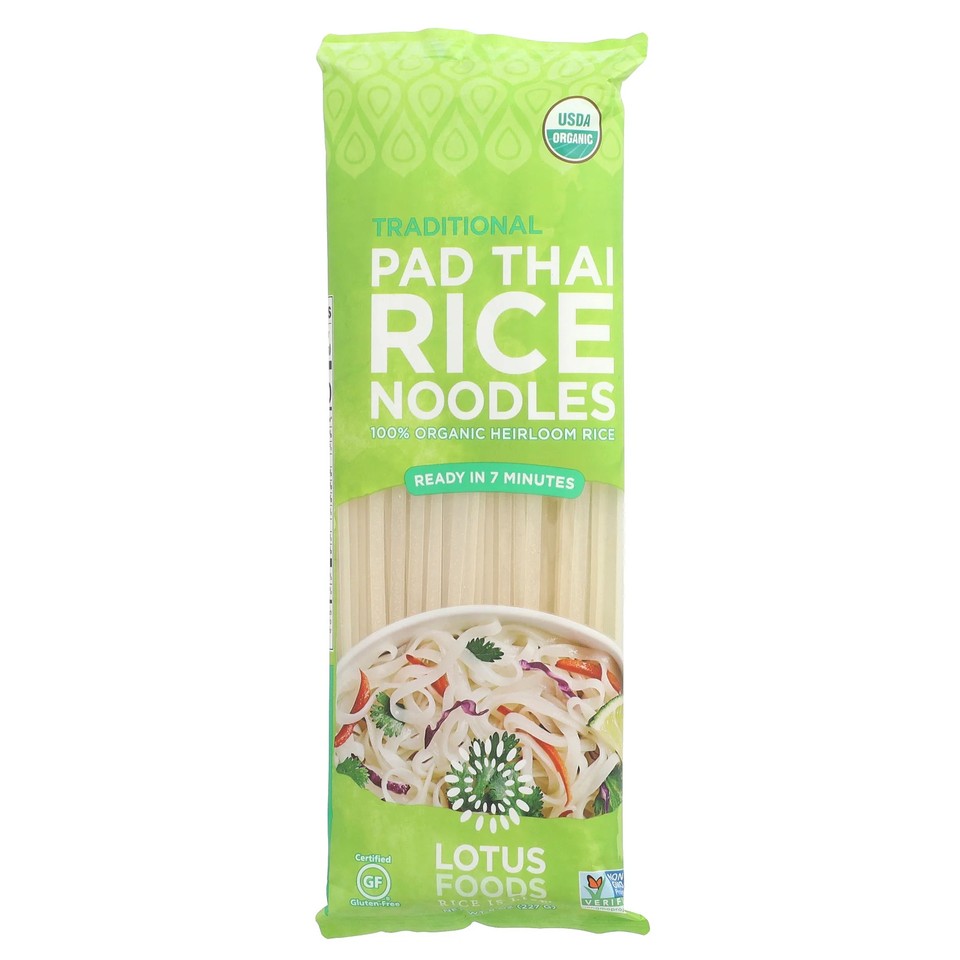 Traditional Pad Thai Rice Noodles, 8 oz (227 g)