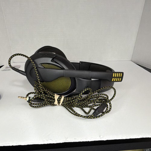 Drop + EPOS PC38X Black/Yellow Gaming Headset 3.5mm Jack Boom Mic