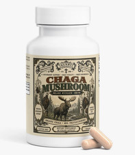 Organic Chaga Mycelium 1000mg Premium Quality...