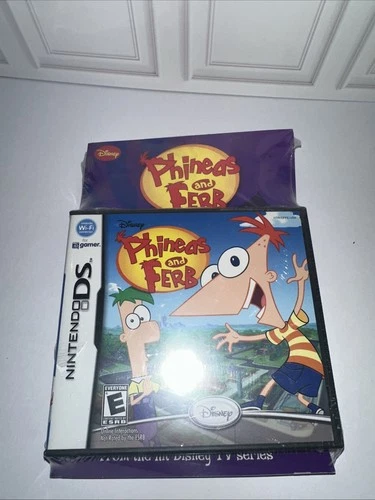 PHINEAS AND FERB (Nintendo DS, 2009) Amazon Exclusive Bundle With Book 💎SEALED