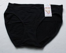Jockey Women's Breathable Low Rise Cotton Stretch Bikini DH3 Black Large NWT