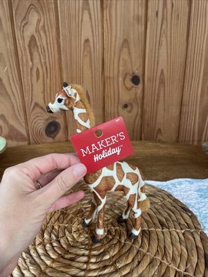 Maker's Holiday Ornament Christmas Decor, Giraffe, New 8''