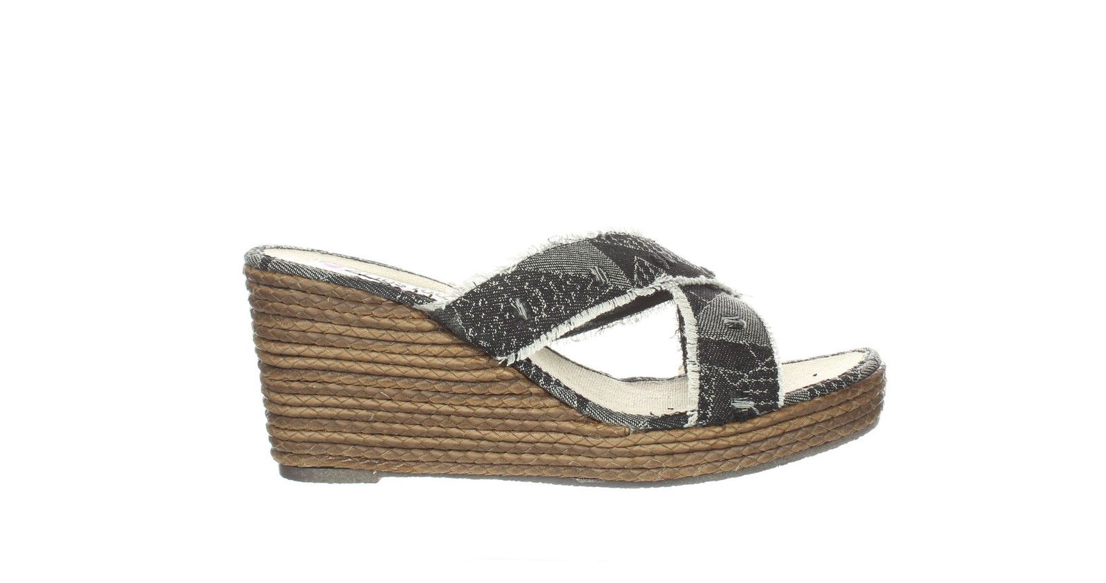 Women's Too Wisk Black Sandals Size 10 by 2 Lips Too
