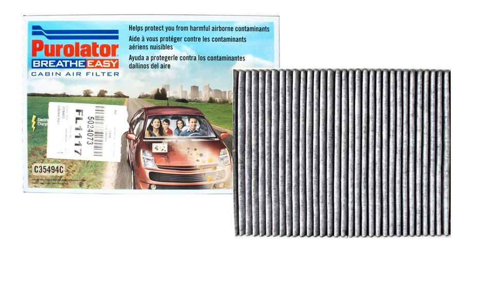 Filtro de aire de cabina de repuesto Purolator apto para Chrysler Town & Country C35494C 00-07 Foto 3 de 4
