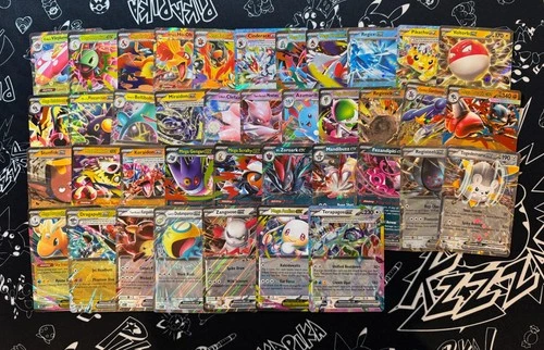 Pokemon TCG Ascended Heroes Complete Double Rare EX Bundle (All 39 Cards)