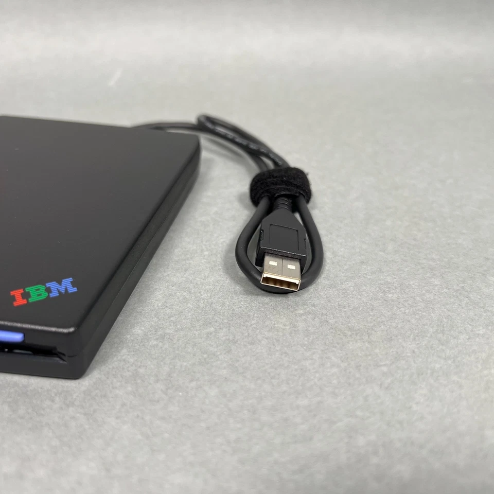 IBM USB Portable Diskette Drive MPF82E External Floppy Drive Works Great - Image 2 of 4