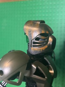 LEGO Bionicle Shadow Toa Nuva Infected Makuta 8534 Black Kanohi Hau Custom  Moc