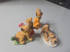 DISNEY PLUTO FIGURINES