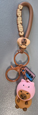 Cute Capybara Keychain Key Ring Pig Theme Cute Bag Charm Keychain NEW