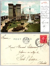 Union Square San Francisco California Postcard