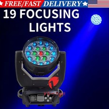 RGBW 4 in 1 Moving Head LED Wash Light 19x15W Zoom Focus Disco Stage Lighting