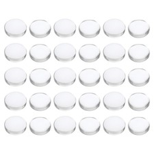 Transparent Glass Cabochons, 200Pcs 12mm Round Glass Dome Tiles, Clear