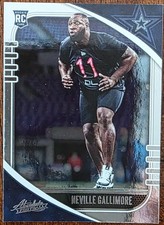 2020 PANINI ABSOLUTE NEVILLE GALLIMORE DALLAS COWBOYS ROOKIE CARD #183 NM/MT