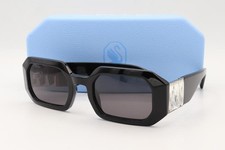 Swarovski SK 387 Sunglasses Black 01A Authentic 50mm