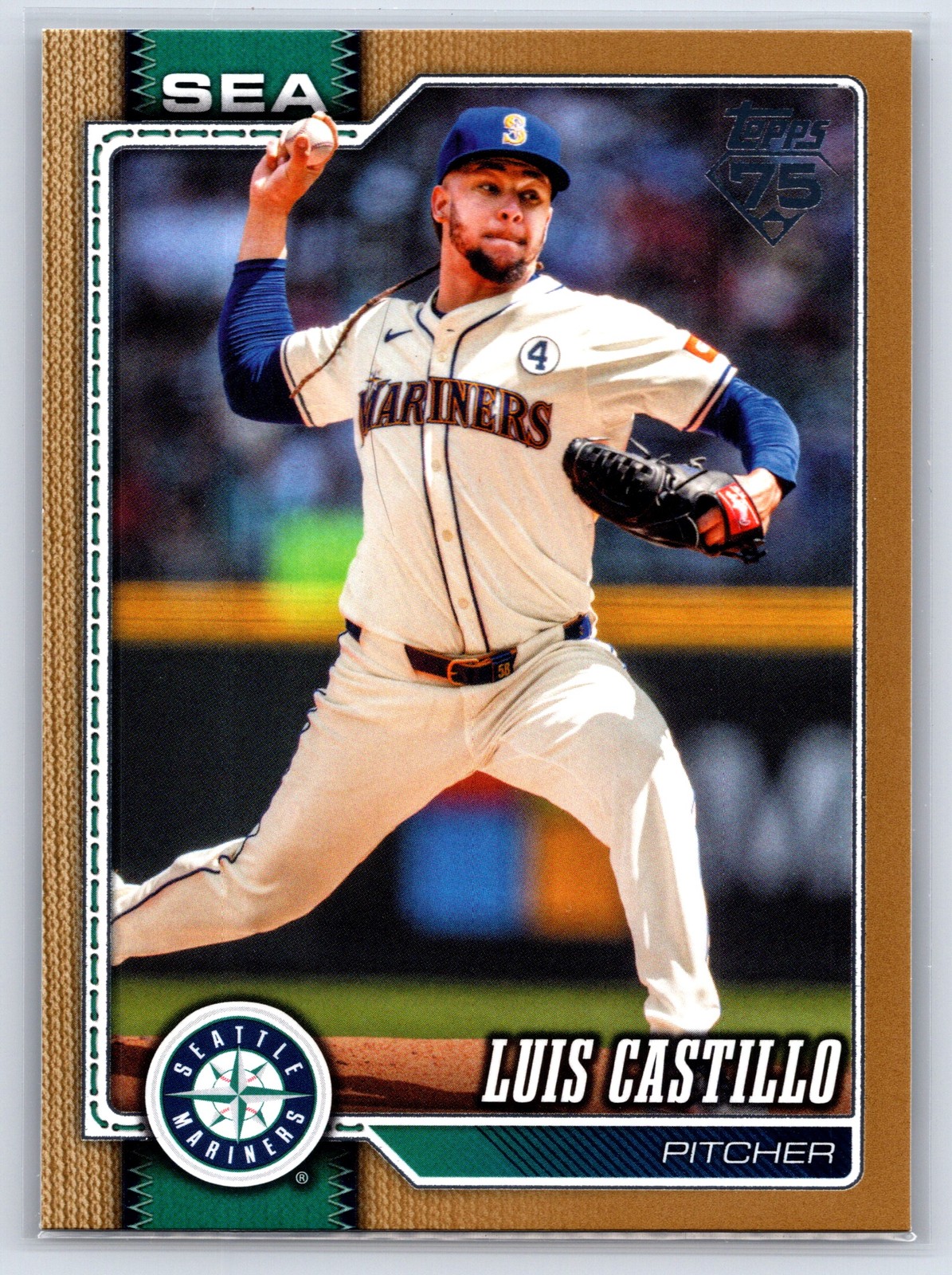 2026 Topps #507 Luis Castillo Gold #/2026