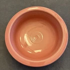 Vintage Fiestaware Ceramic Lead Free Rose 8 1/2"  Heavy Round Serving Bowl