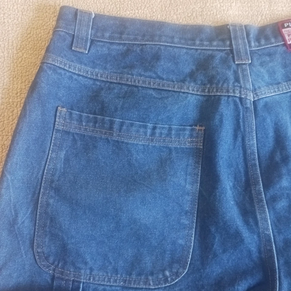 Fubu Platinum Baggy Jeans Dumb Donald Fat Albert Jeans 2000s Y2K Size 42x30 - Image 4 of 4