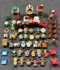 Fisher Price Lote Little People Navidad Tren Renos Princesa Disney + Más