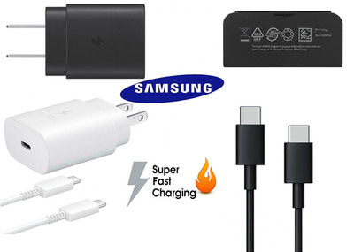 Samsung 25W USB-C Fast Charger Genuine Type-C Wall Adapter Galaxy S20 S21 Series