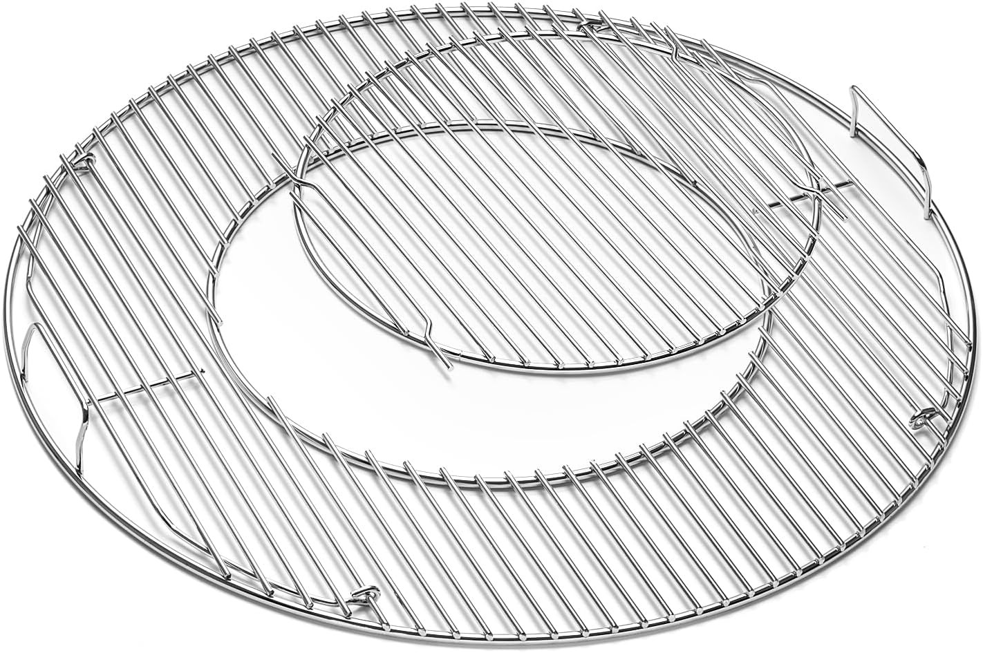 22" Hinged Grill Grate Replacement for Weber 22.5" Charcoal 