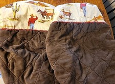 Set Of 2 Sweet Jojo Western Cowboy Baby Nursery Bedding Changing Table Covers