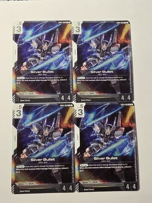 Gundam Card Game Phantom Aria Silver Bullet GD04-068 Rare Play Set NM