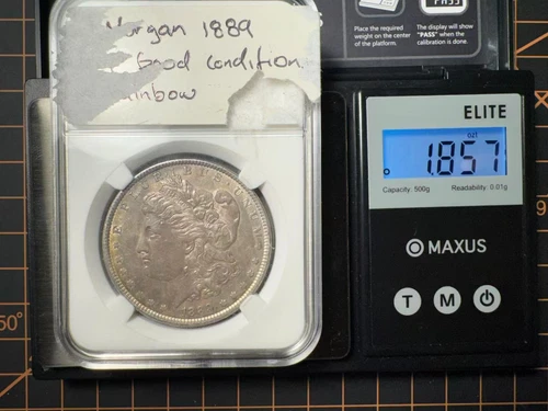 1889 Morgan Dollar BU Uncirculated Mint State 90% Silver $1 US Coin Collectible