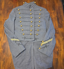Vintage West Point Cadet Full Dress Coatee Jacket USMA Gray Senior First Class