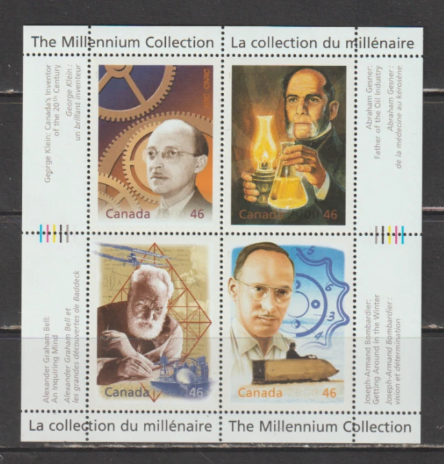 Canada 2000 The Millennium Collection Souvenir Sheet MNH - Image 1 of 1