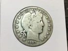 1903-S O Barber Half in Very good  super scarce