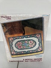 Vtg WonderArt Latch Hook Kit 24X34 Pink Blossoms F4365 New