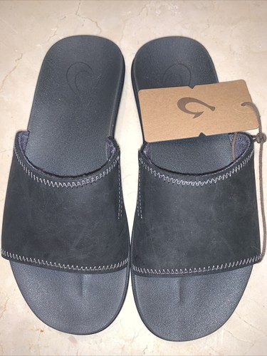 LEATHER/RUBBER SLIDE/SANDAL SIZE 