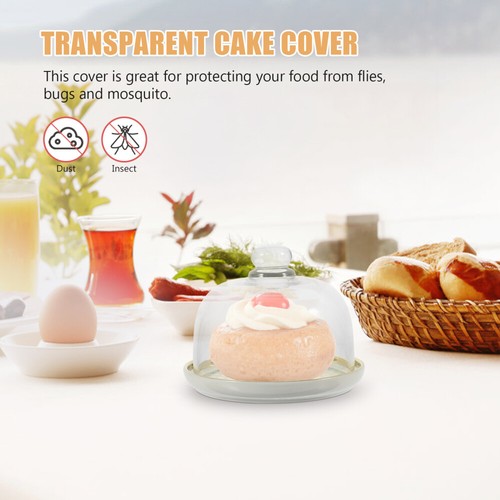 1 Set Restaurant Preservation Cover Cupcake Tray Cake Ceramic Plate Dessert Tray - 第 11/12 張圖片