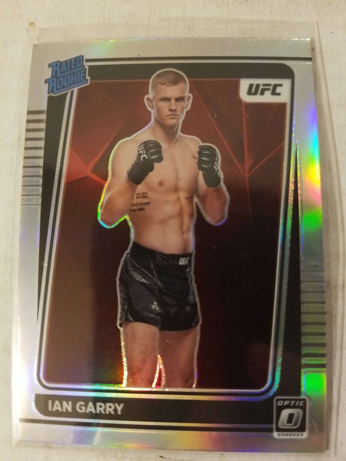 2022 Panini Donruss Optic UFC Rated Rookie Silver Prizm - #108 Ian Garry (RC)