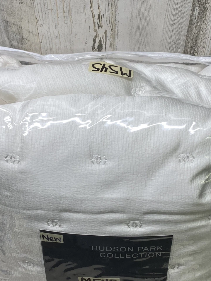 Hudson Park Collection Nouveau Queen Cobertor Color Marfil 92 pulgadas X 96 pulgadas Nuevo Foto 3 de 4