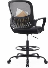 Adjustable Drafting Chair Tall Home Office Ergonomic Standing Desk Chairs