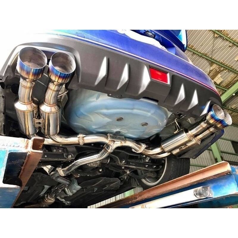 Invidia R400 Titanium Tip CATBACK Exhaust for 15-18 Subaru