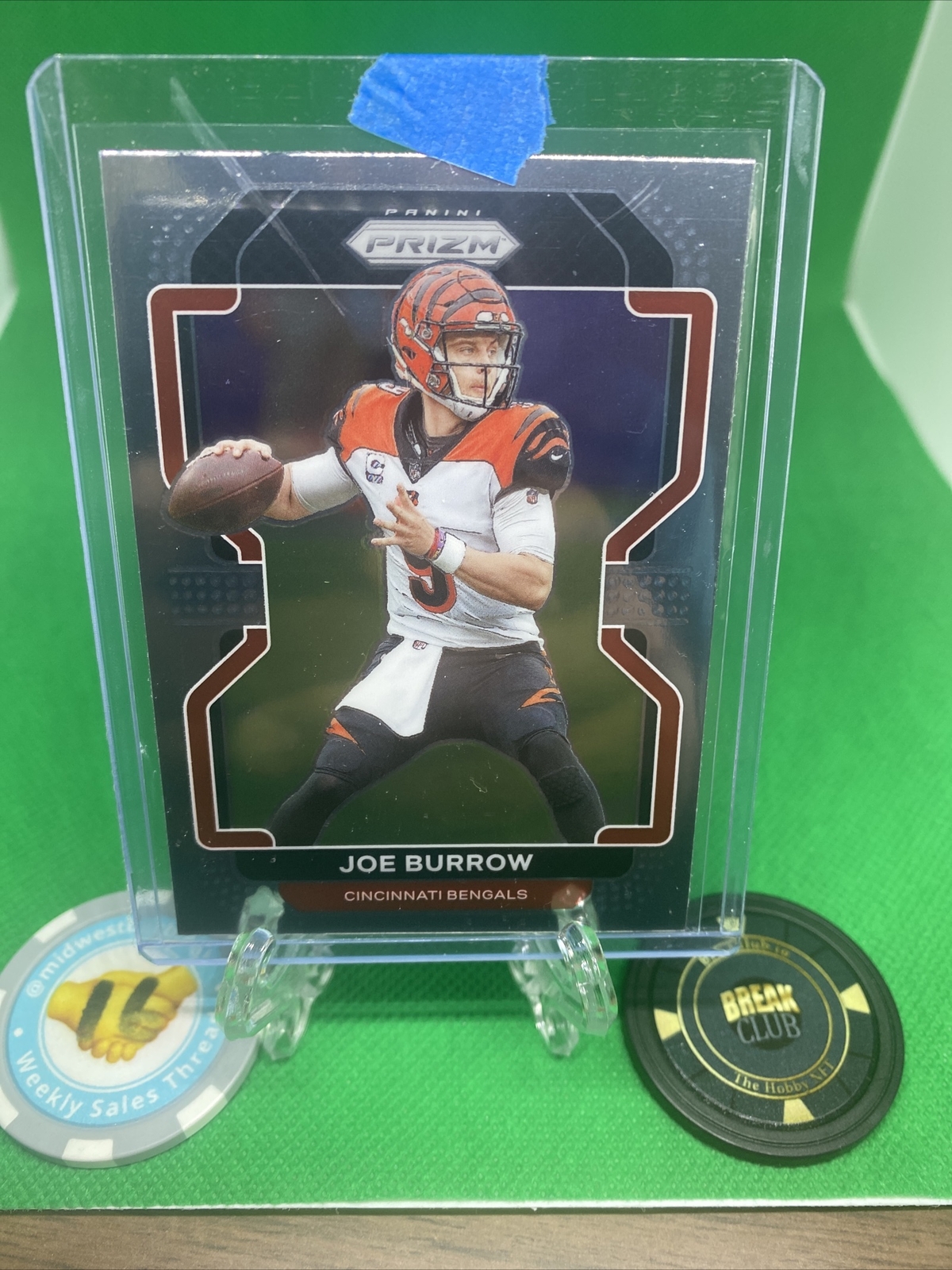 2021 Panini Prizm Football Joe Burrow Base Card #273 Cincinnati Bengals