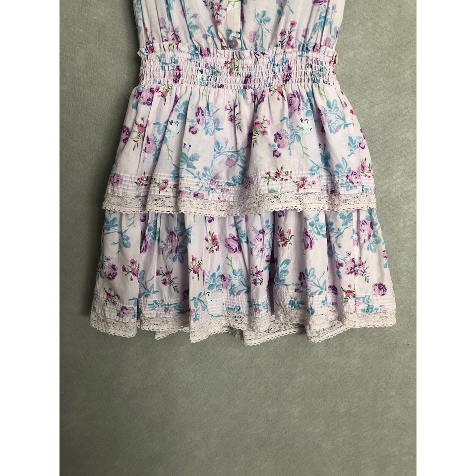 Love Shack Fancy For Target Women's Size XS Lou Double Ruffle Dress eBay