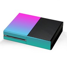 Xbox One Console Skins Decal Wrap ONLY - hombre pink purple teal gradient
