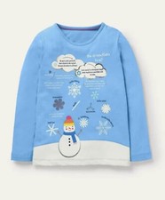 NWT Mini Boden Fun Facts T-shirt